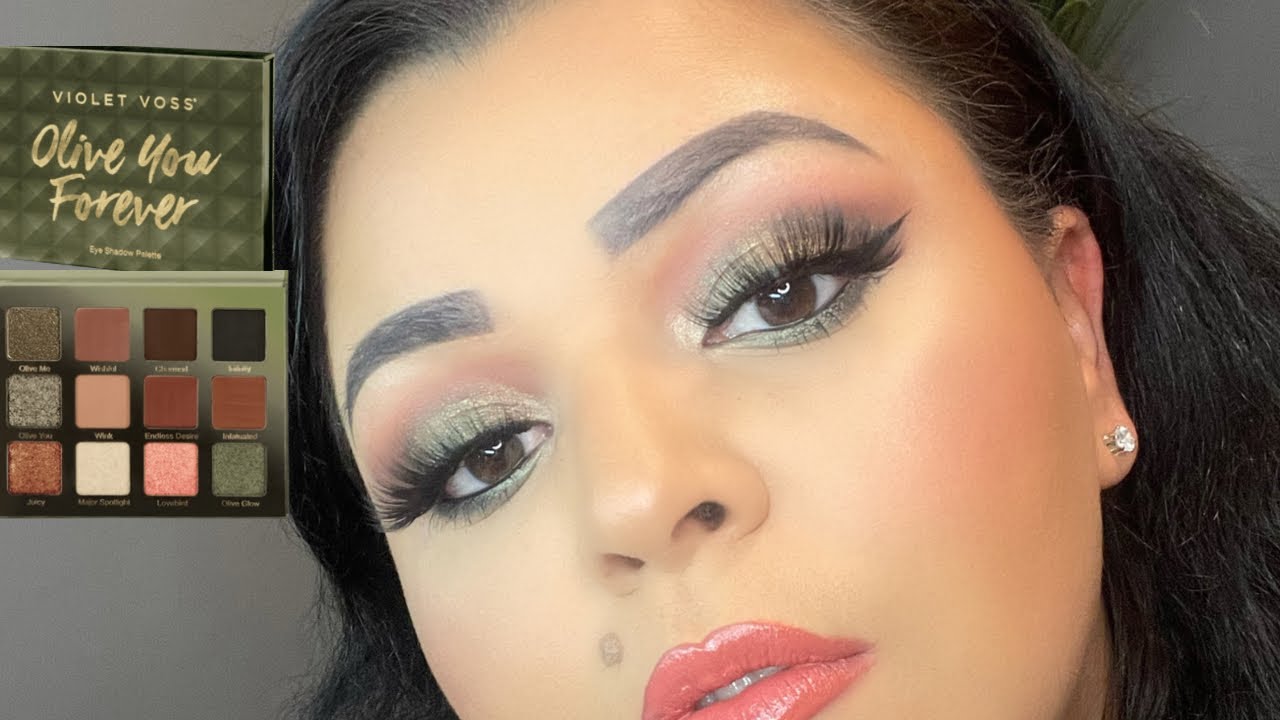 VIOLET VOSS OLIVE YOU FOREVER PALETTE TUTORIAL AND REVIEW | BOXYCHARM JANUARY 2021