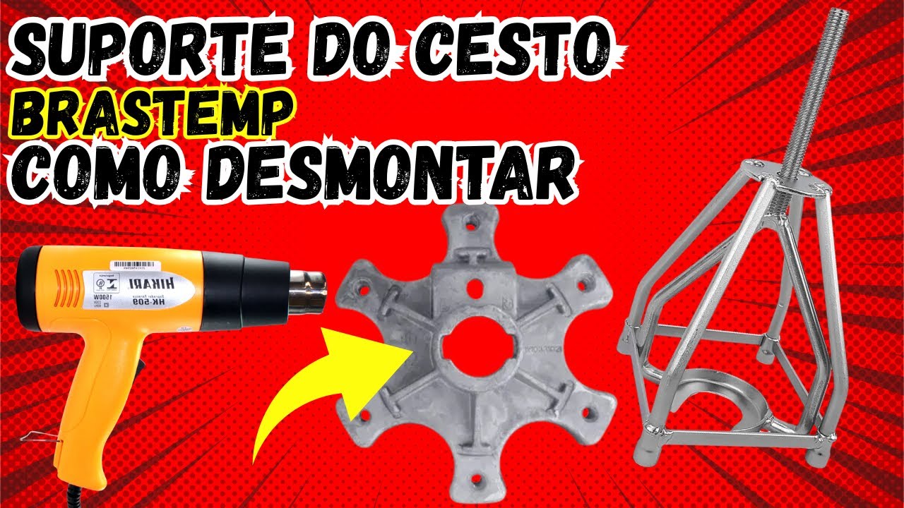 4 Passos SIMPLES para Resolver o Problema do Cesto Travado Brastemp/Consul