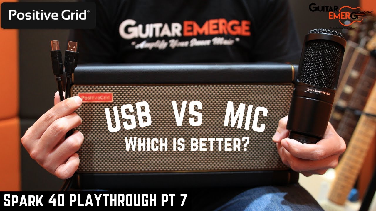 Positive Grid Spark 40 (Part 7) - MIC VS USB (Which Sounds Better?)