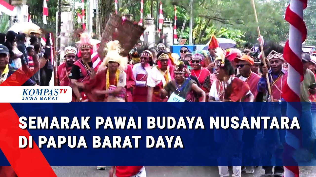 Kemeriahan Karnaval Budaya Peringatan HUT ke-80 Kemerdekaan RI di Papua Barat Daya | KOMPAS SIANG