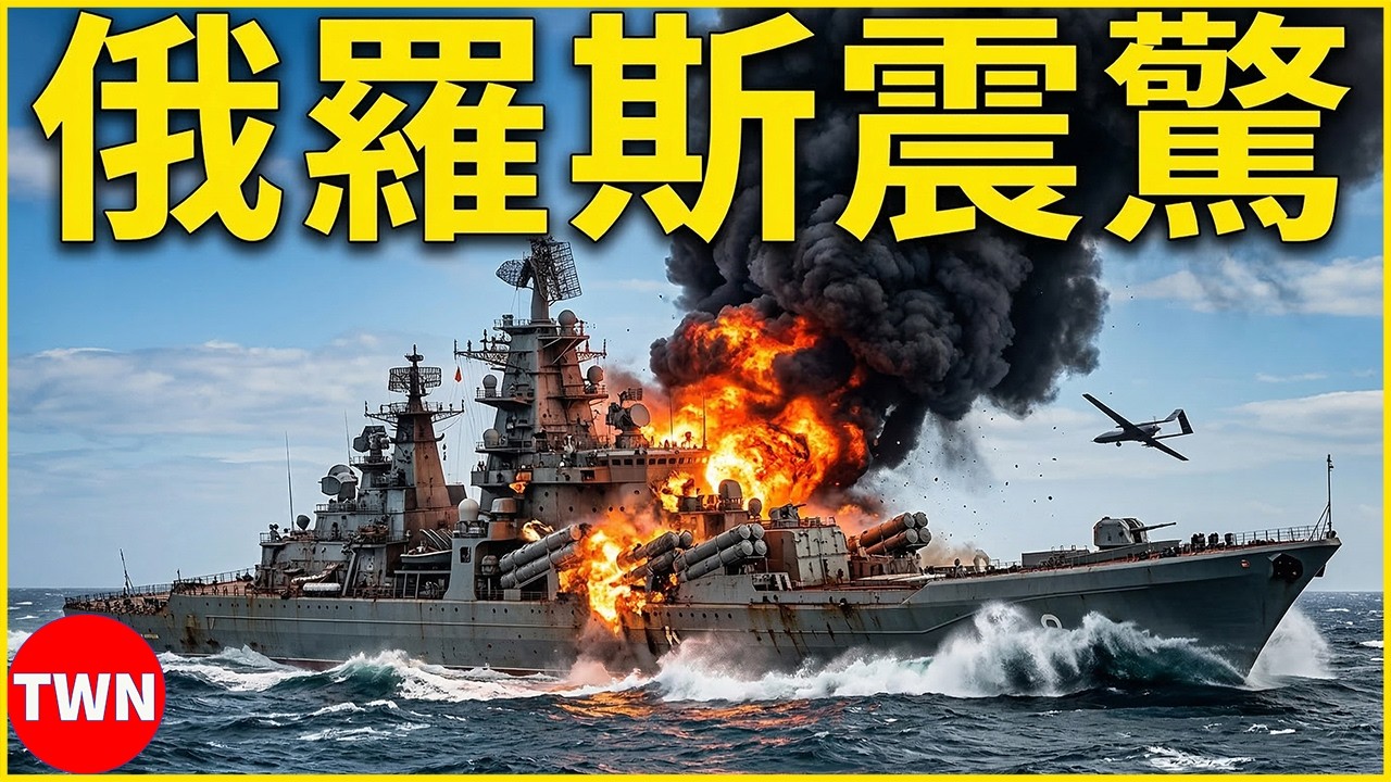 震撼一擊！烏克蘭摧毀俄羅斯50億美元海軍王牌 | TWN 军队