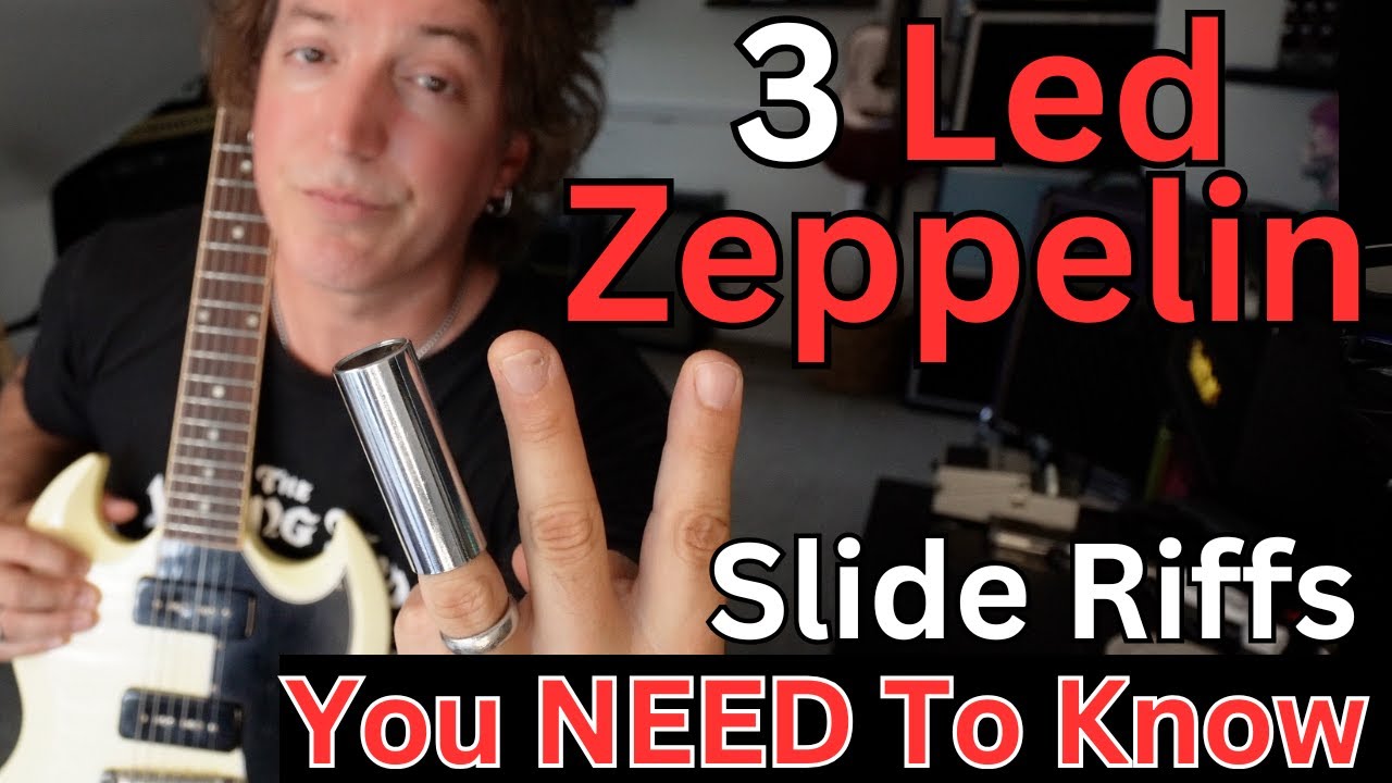3 EASY Led Zeppelin Slide Riffs For BEGINNERS