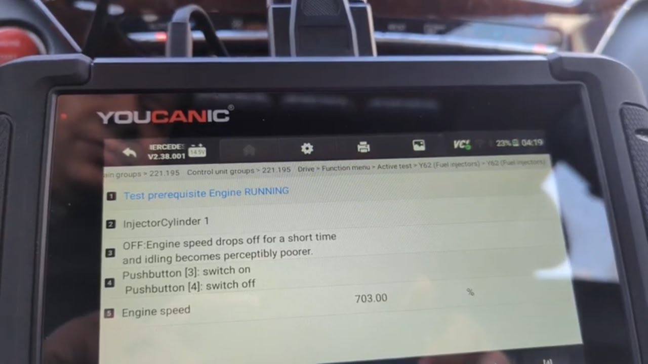How To Check if You Have a Bad Fuel Injector using YOUCANIC Scanner