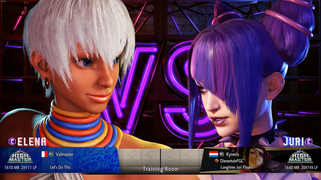 Street Fighter 6 Online Matches #385 - Valmaster (Elena) vs Kyneris (Juri)
