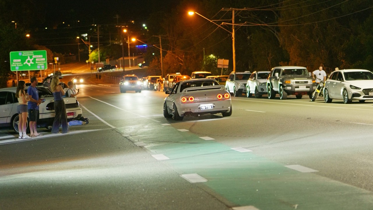 Best of Car Meet Exits After Dark – December Highlights | Brutal Launches & Insane Sound