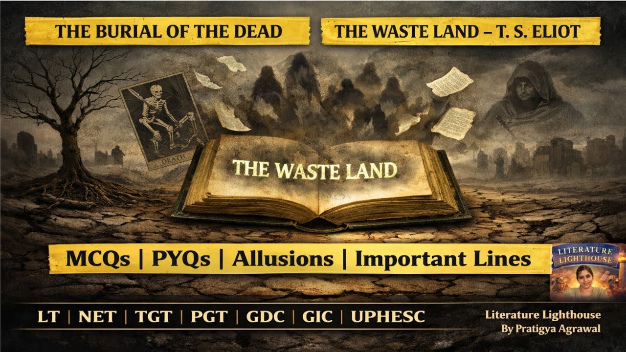 The Waste Land | The Burial of the Dead | Important PYQs & MCQs I Exam focused I Explained