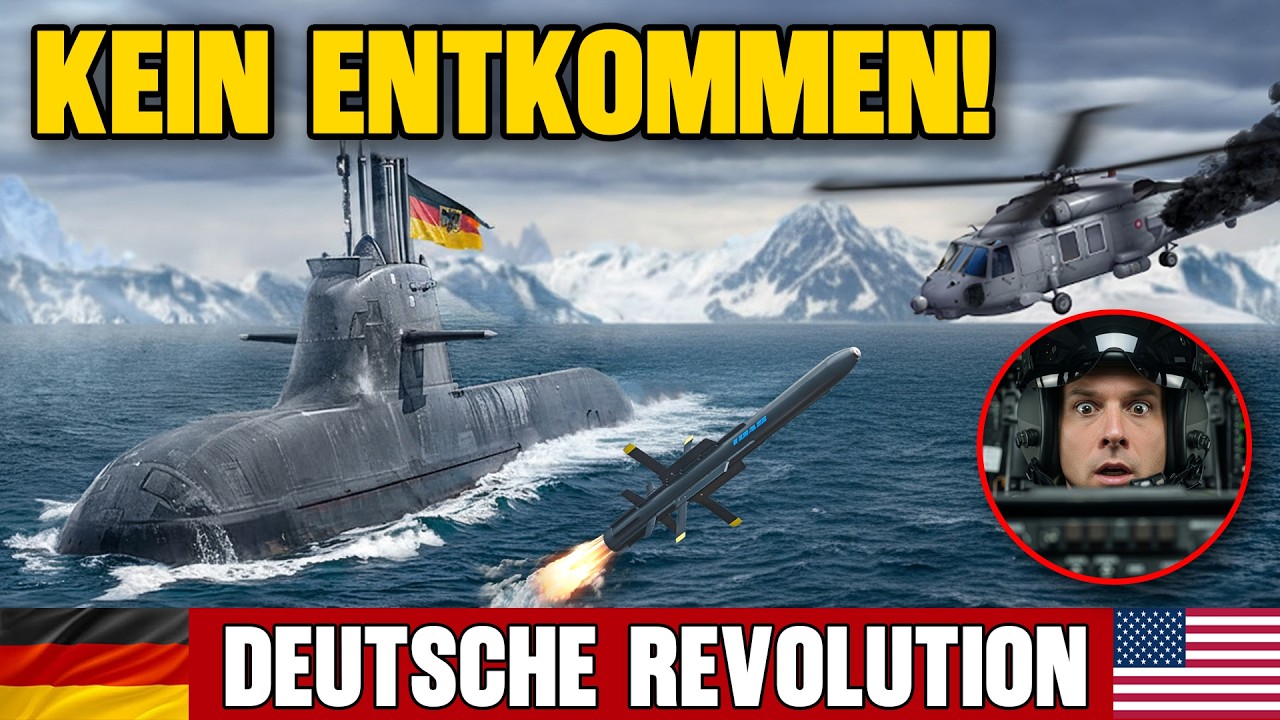 JÄGER WIRD ZUM GEJAGTEN: U-Boot schießt Hubschrauber ab – Weltpremiere!