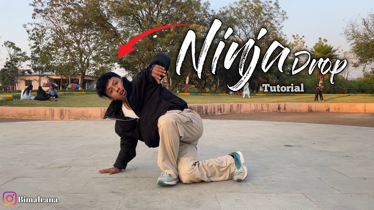 How to Breakdance - Ninja Drop tutorial  in Hindi by Bimal rana