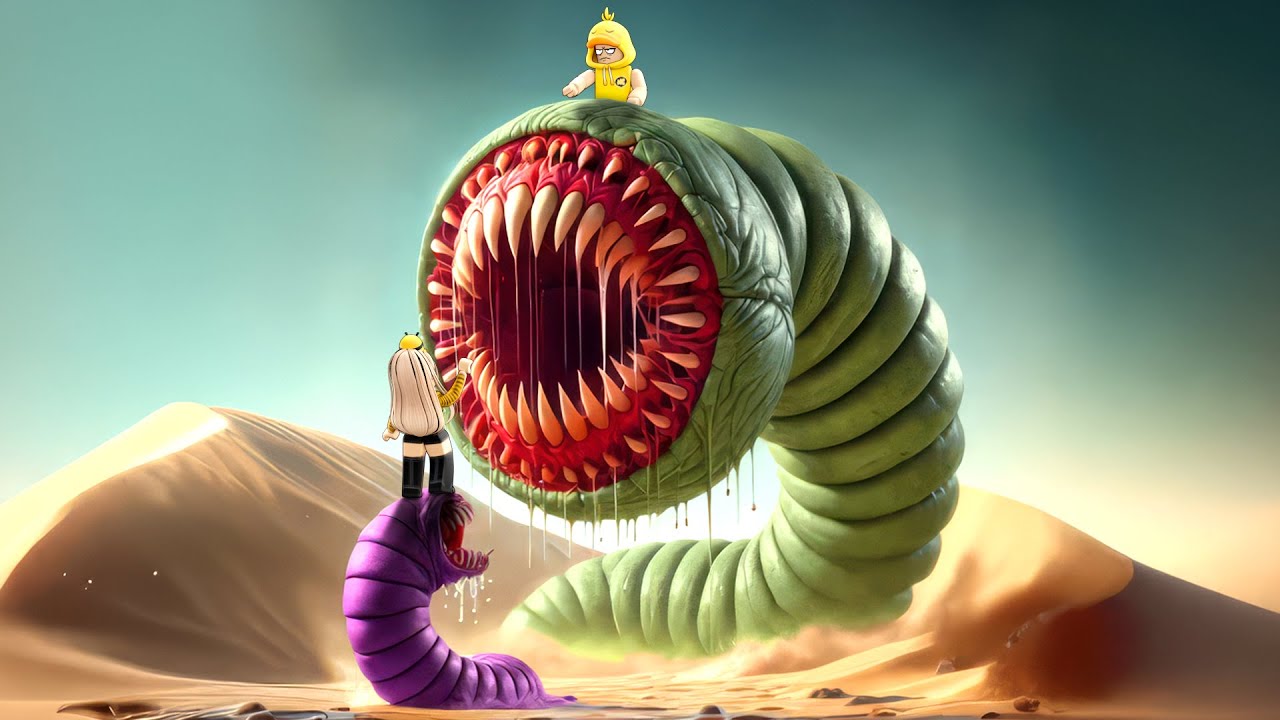 Aku Jadi Pengendali Cacing Monster!
