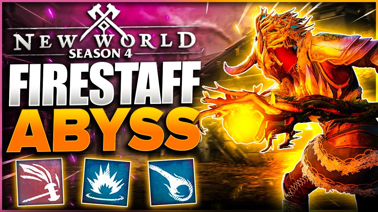 New World Season 3 Fire Staff & Abyss Build Guide! INSANE Damage & Mobility