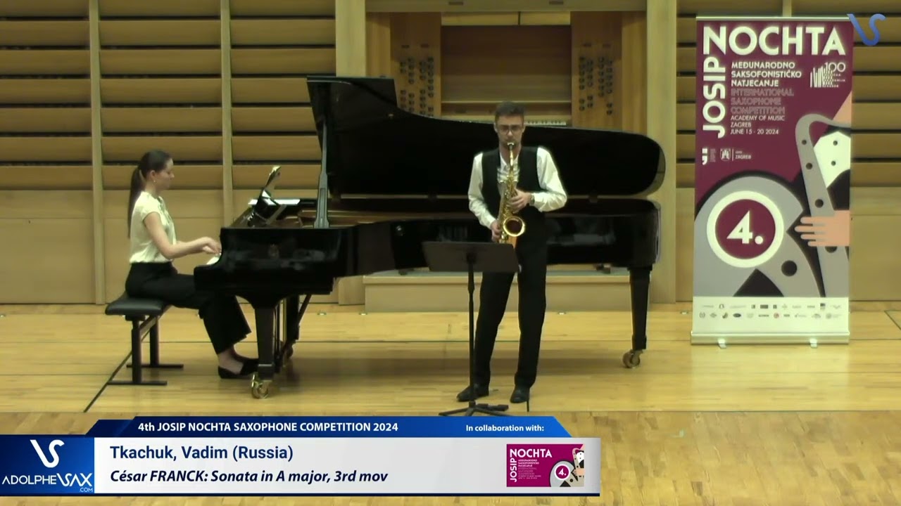 Vadim Tkachuk plays Sonate for violin (3rd. Mov) by Cesar FRANCK