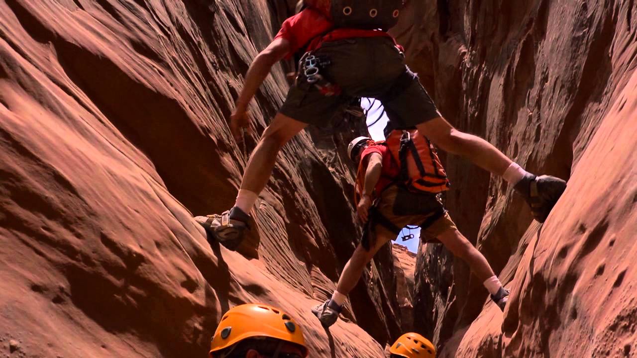 Utah Bucket List: Canyoneering in Utah's Grand Staircase Escalante National Monument slot canyons