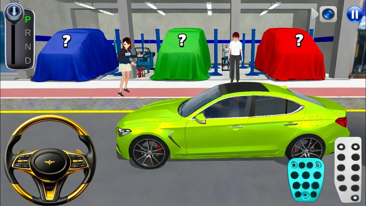 Mystery Cars Reveal?! 😱 Driving Green Sports Car | 3D Driving Class 2026 | Best Android iOS Gameplay