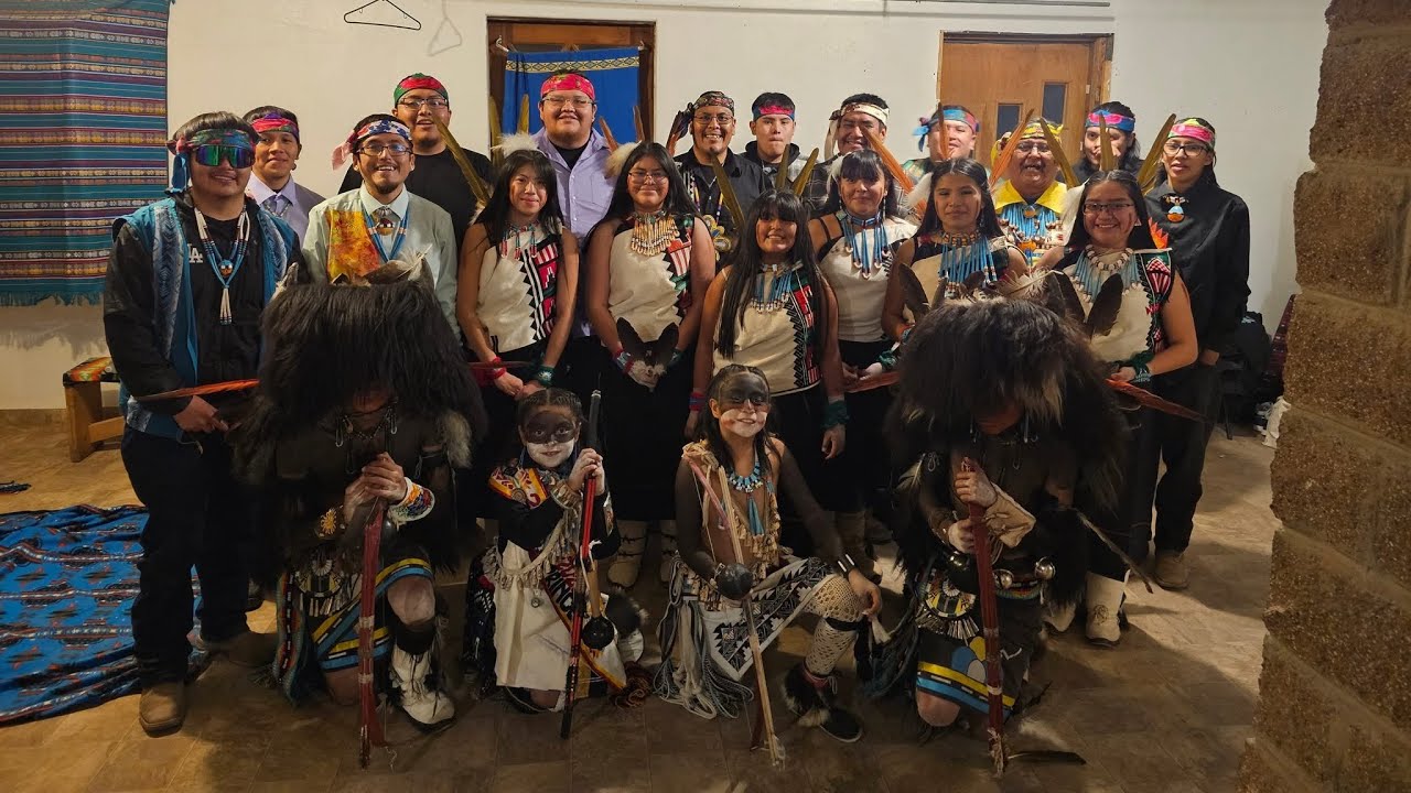 Anshe:kwe dance group New years! 2025!!! 🎉🎉🦬💙