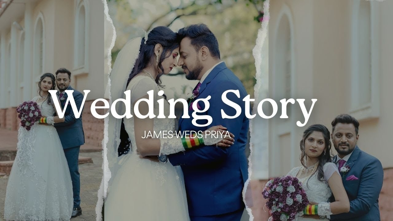 Faith, Love, and Forever: A Christian Wedding Story | James weds Priya | belgaum | Fatima Cathedral