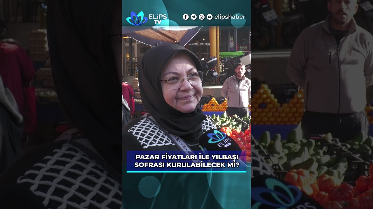 Pazar fiyatları ile yılbaşı sofrası kurulabilecek mi? #sokakr&ouml;portajları
