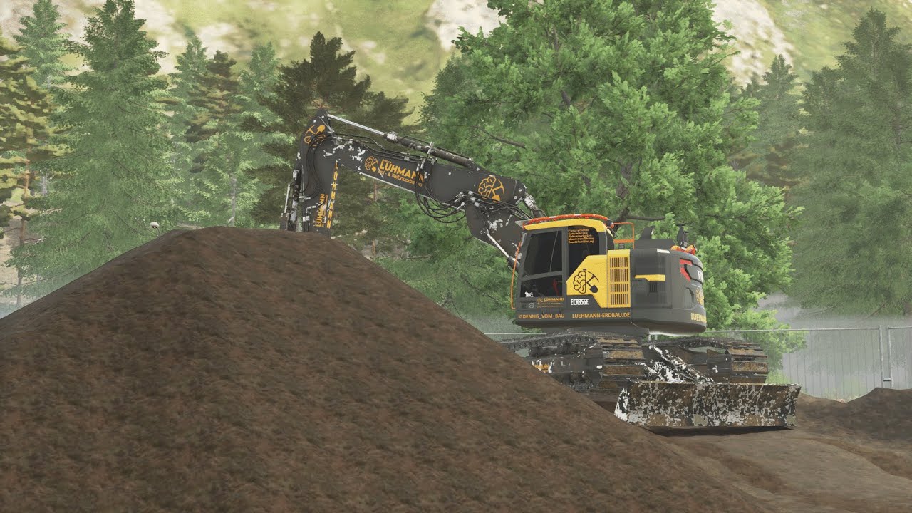 Kanalarbeiten Mit dem Volvo ECR 355E / 005