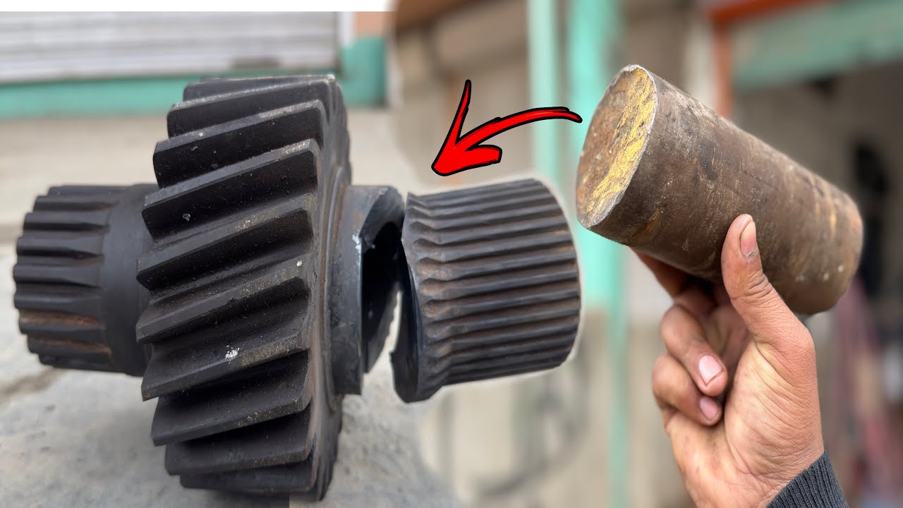 A procedure for repairing broken differential gear parts, Direct supply cylindrical gear repair