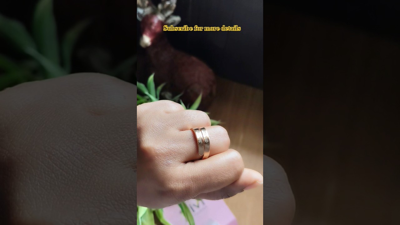 Zivi Customised Ring review💫🫶 #zivi #couple #couplerings#fashion #youtubeshorts #shortsfeed #shorts