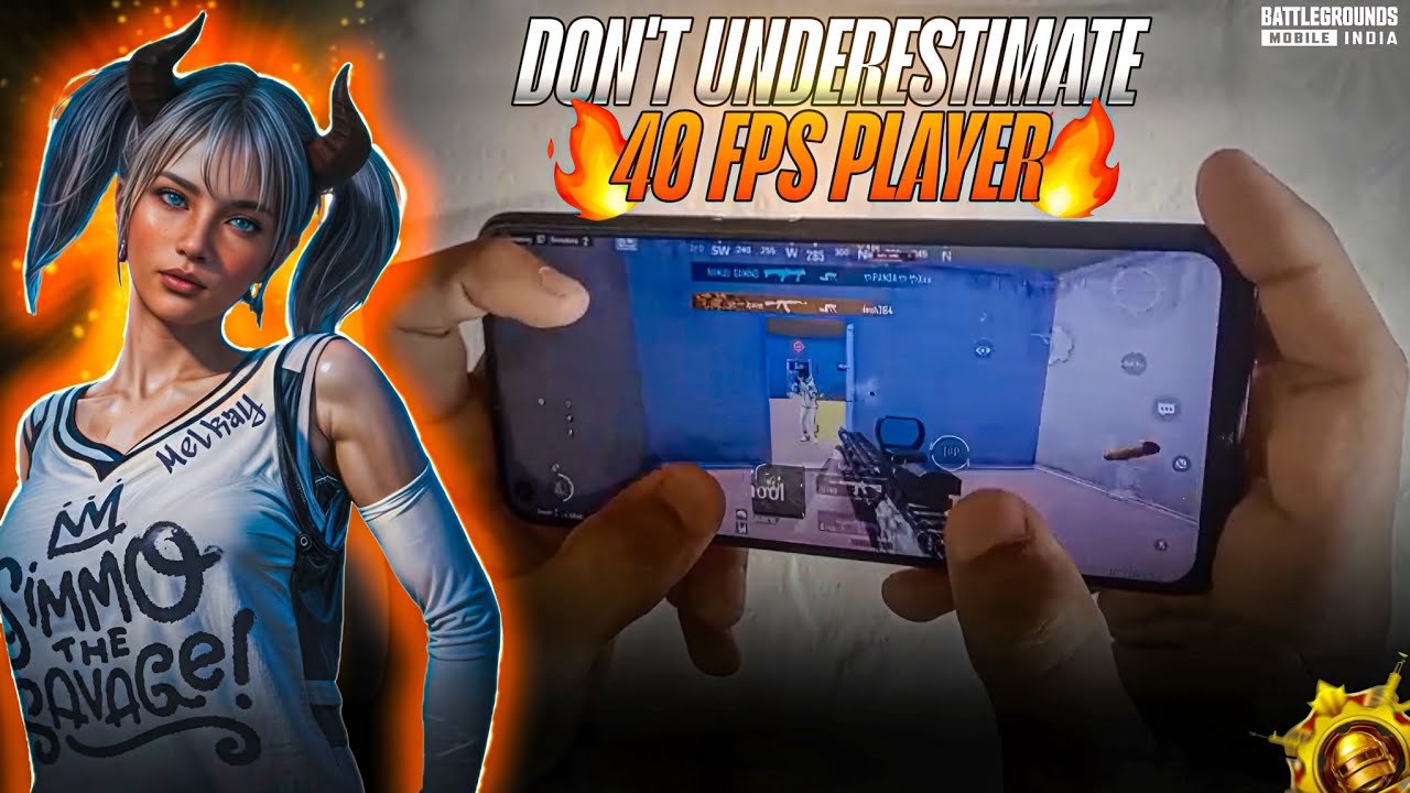 Don't Underestimate 40 Fps Player ⚡ Realme 6 ❤️ BGMI Handcam Gameplay 