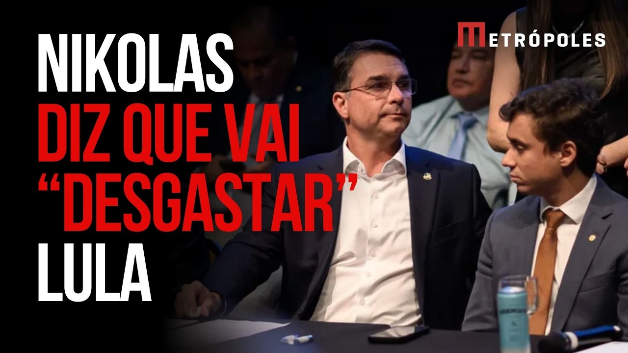 Nikolas discursa em reunião da bancada do PL e fala em 