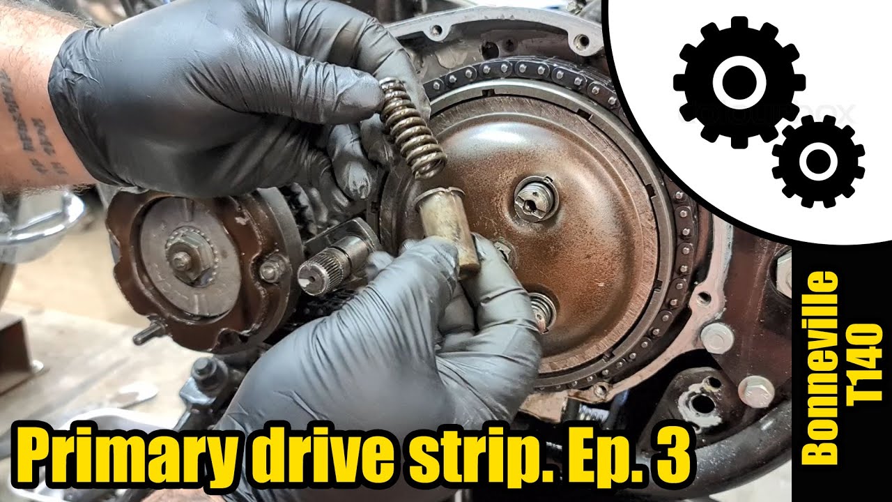 Triumph Bonneville T140 - Primary drive stripdown Ep.3 #1042