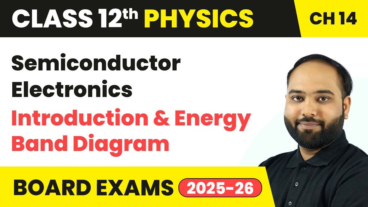 Semiconductor Electronics - Introduction & Energy Band Diagram | Class 12 Physics Chapter 14 | CBSE