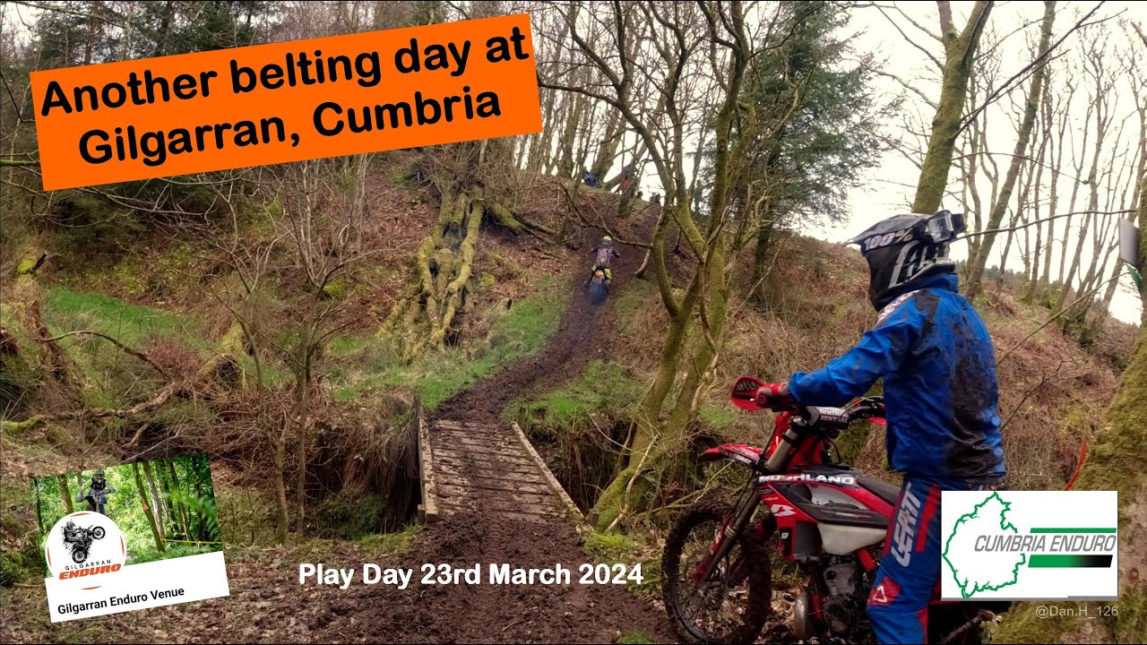 Gilgarran Enduro Venue - Workington Cumbria. 23.03.2024 - Muddy Playday riding a Beta 300 RR