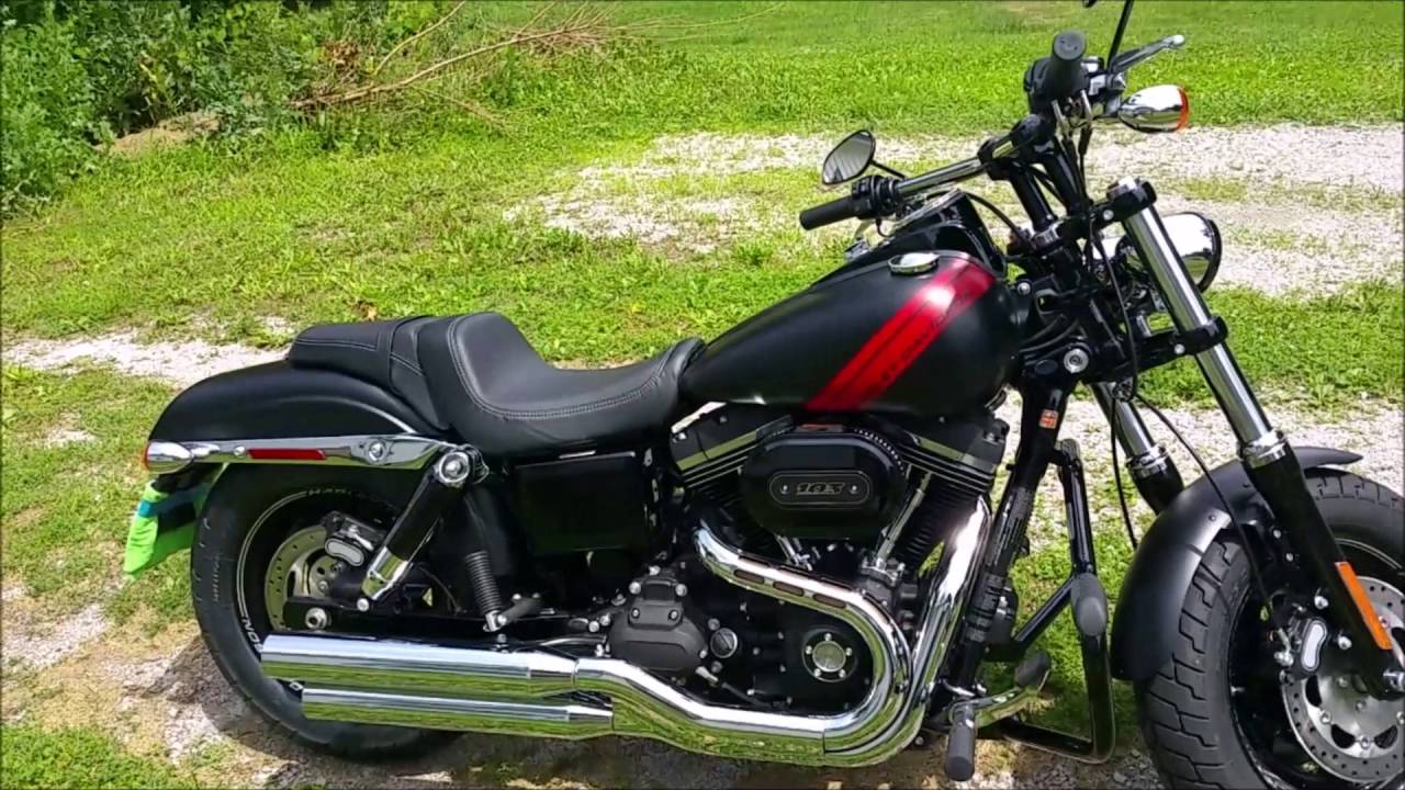 2016 Harley FatBob Vance and Hines Twin Slash Slipons