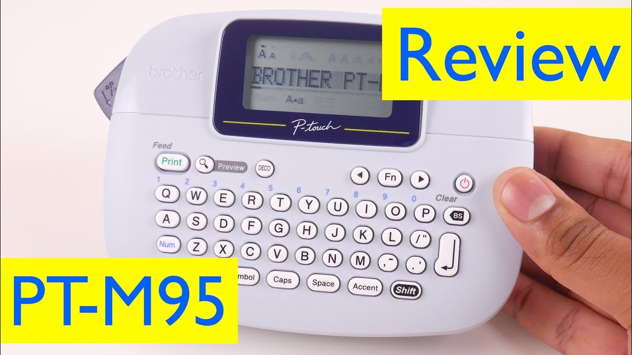 Обзор этикетировочного устройства Brother P-Touch PT-M95 | Сравнение с Dymo LabelManager 160
