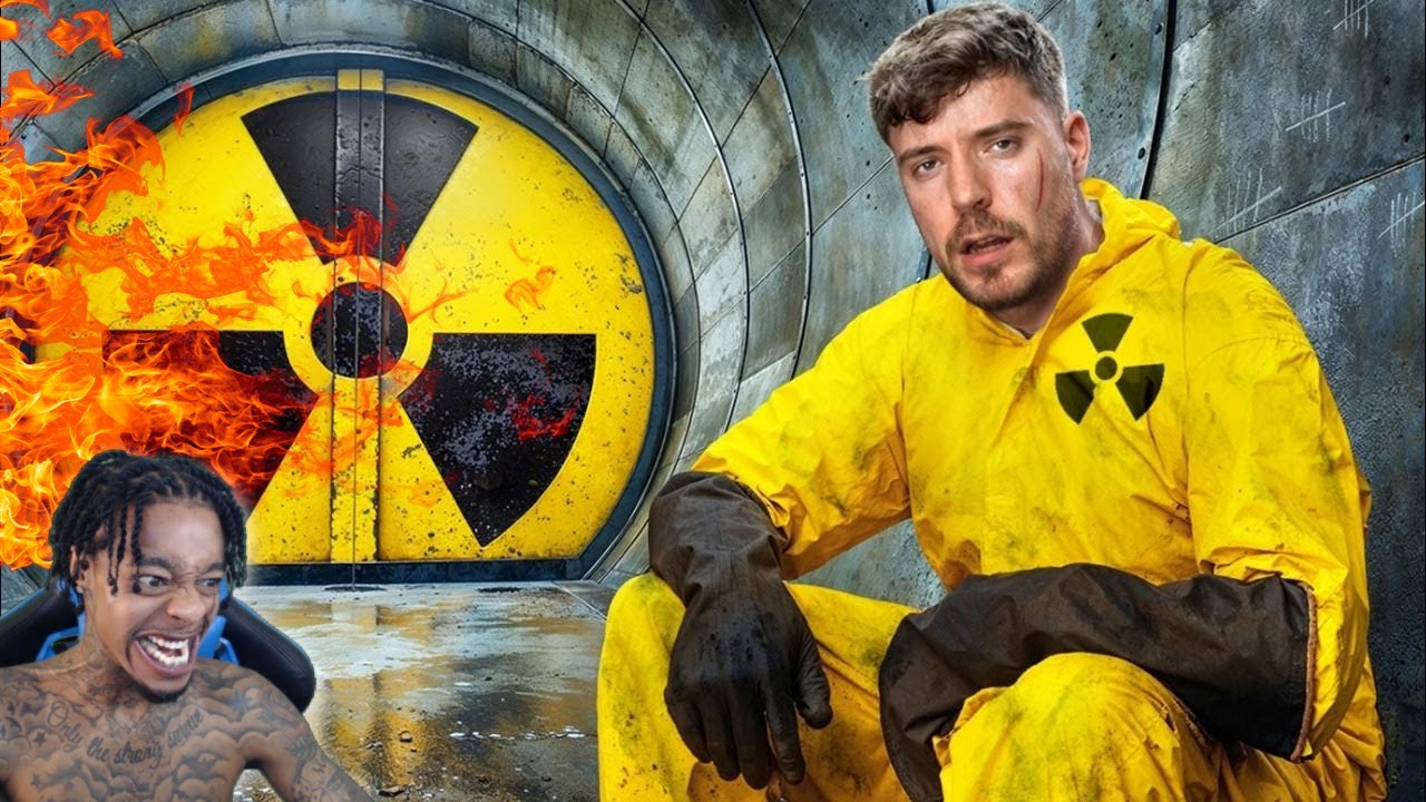 FlightReacts To MrBeast Survive 100 Days In Nuclear Bunker, Win $500,000!
