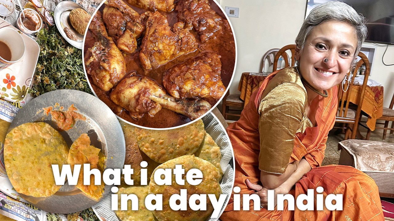 What I eat in a day in INDIA - Day 7 - did you say another wedding and neighbourly love?