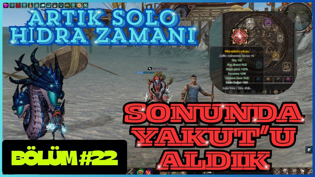 SOLO HİDRA KESİMİ VE İTEM TANITIMI l METİN2 ZEPHYR #22 #metin2tr #metin2 #metin2wood #metin2zephyr