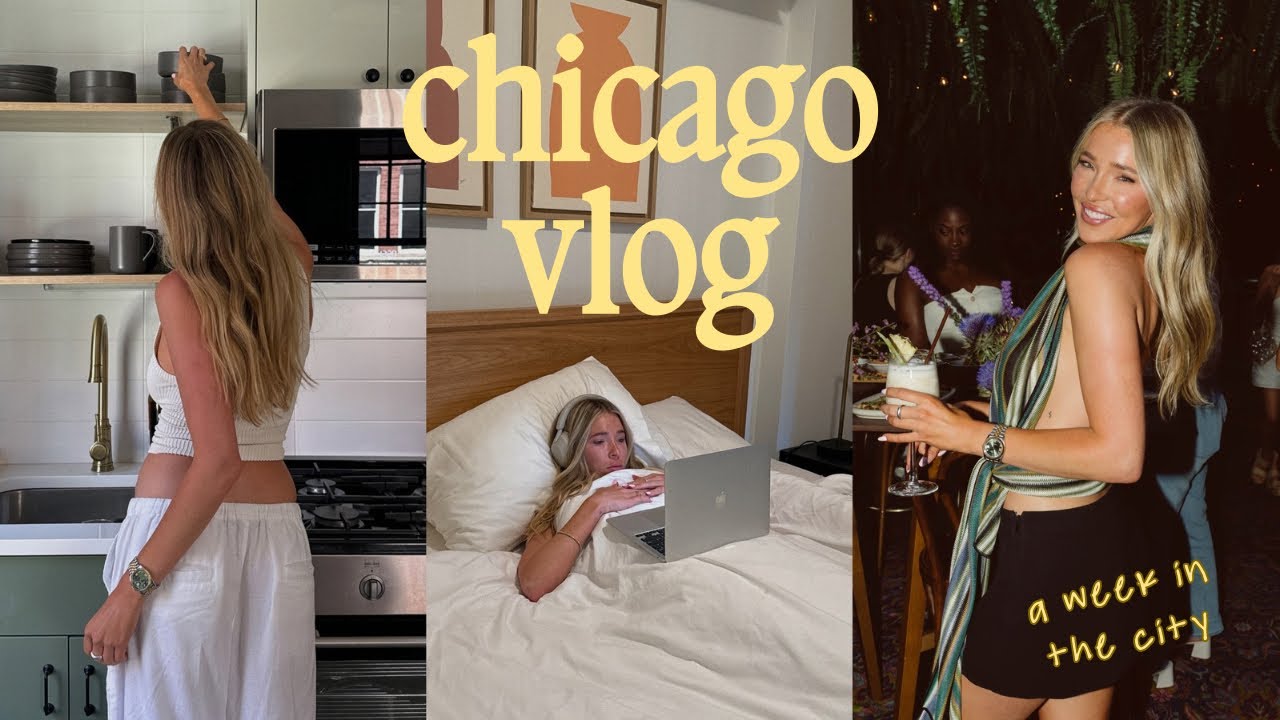 a week in chicago: hosting an event, summer in chi, ring shopping (hehe)