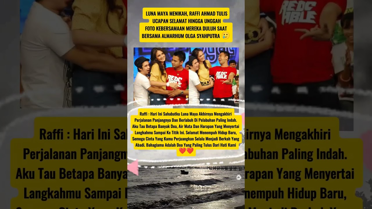 Host terbaik di era dahsyat jaman dulu ROL (Raffi, Olga, Luna) ❤