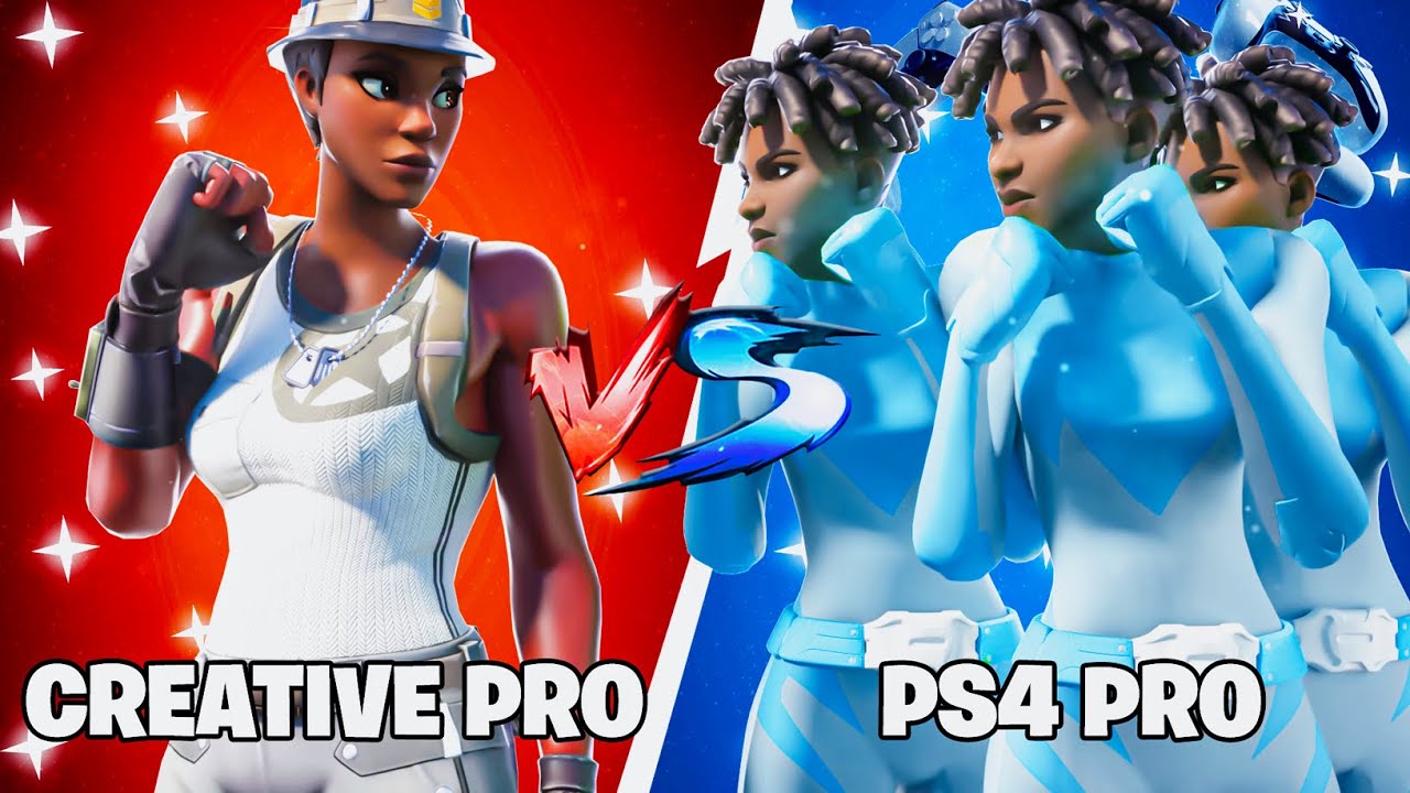 1 Creative PRO против 3 PS4 PRO!