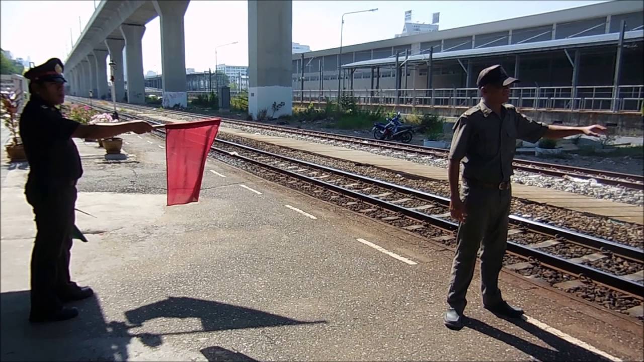 Khlongtan station Token block instrument of State Railway of Thailand [SRT]