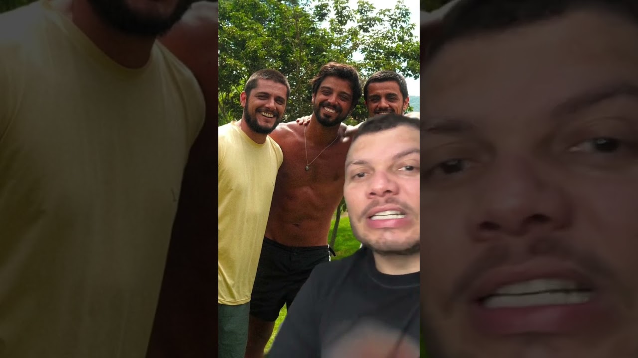 Os irm&atilde;os globais Bruno Gissoni, Rodrigo Simas e Felipe Simas juntos.