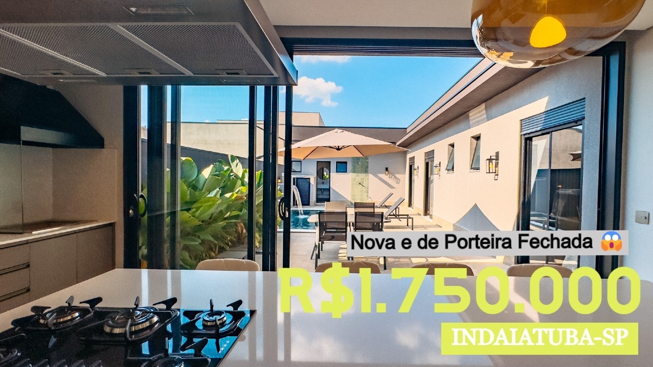 TOTALMENTE MOBILIADA 😱 | 3 Suítes | Escritório | PORTEIRA FECHADA | R$1.750Mi | INDAIATUBA-SP