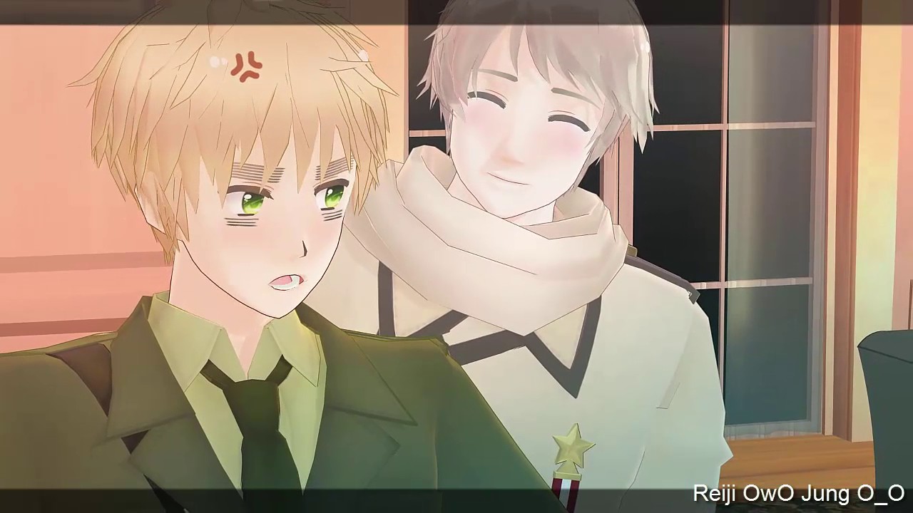 [MMDXAPH] Hetalia scene [RussiaxEngland] 720p