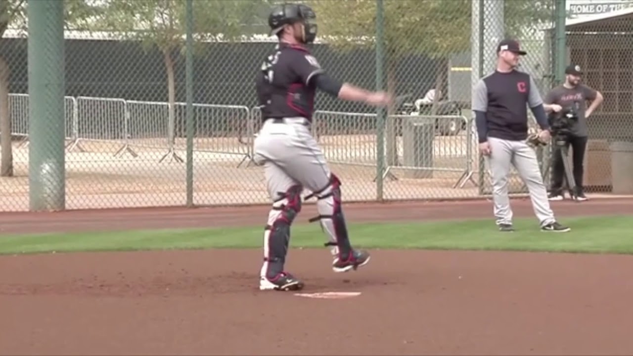 Yan Gomes Catch and Throw Mechanics