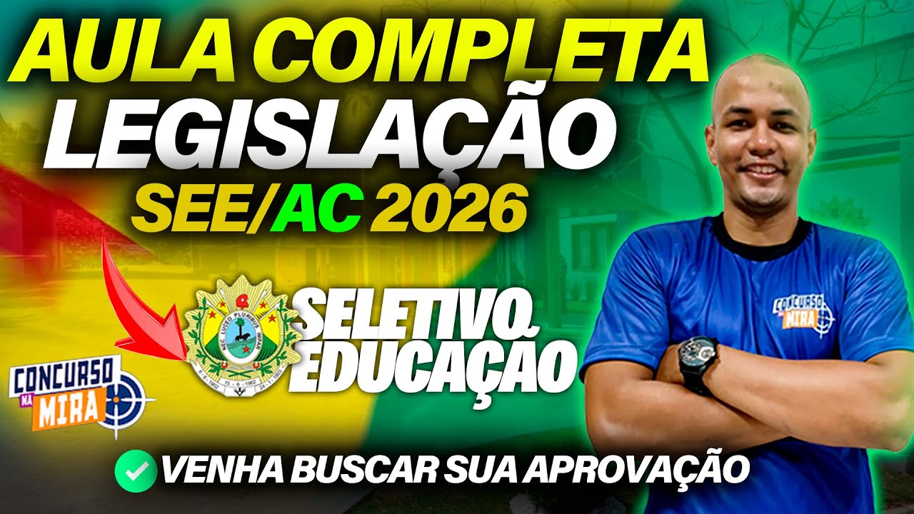Legislação banca IDECAN processo seletivo acre educação 2026 - todos os cargos