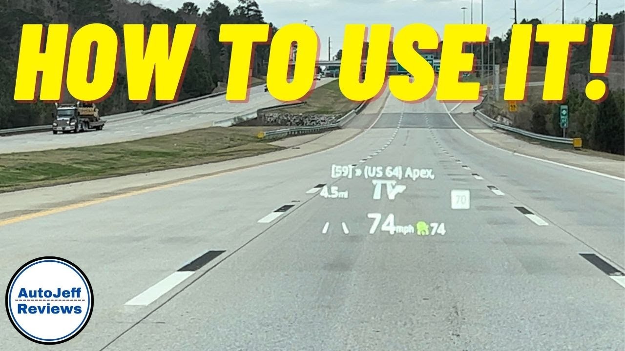 Mazda Active Driving Display — дорожная демонстрация и изменение настроек