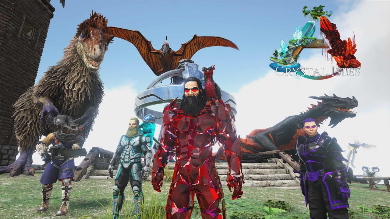 Ark Crystal Isles Episode 14- Tames and Tek!!
