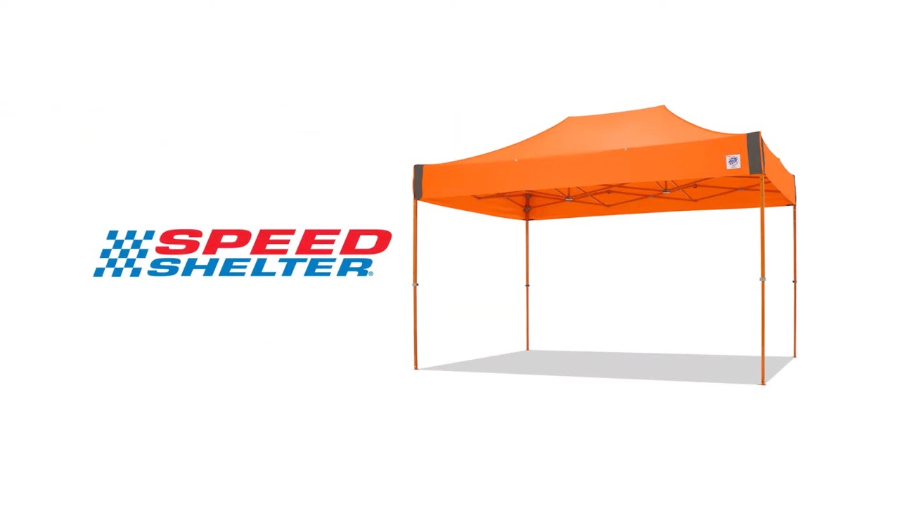 E-Z UP&reg; Speed Shelter&reg; 8' x 12' portable canopy - How To Set-Up