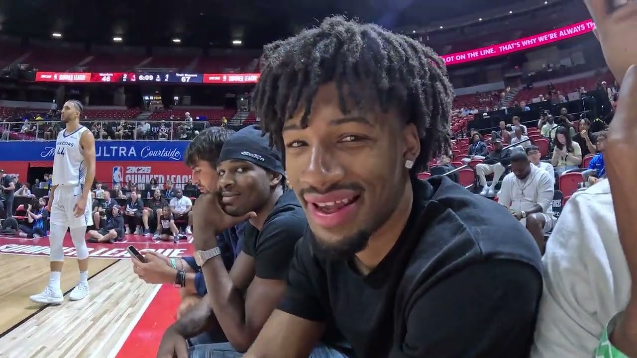 Donovan Clingan: Courtside Summer League Behind the Scenes | Portland Trail Blazers