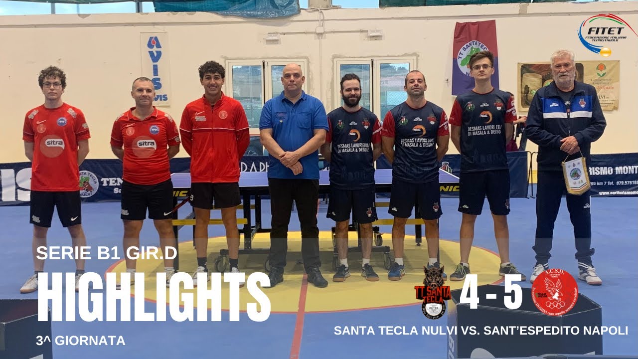 Serie B1 Gir.D: Santa Tecla Nulvi vs. Sant'Espedito Napoli 4-5