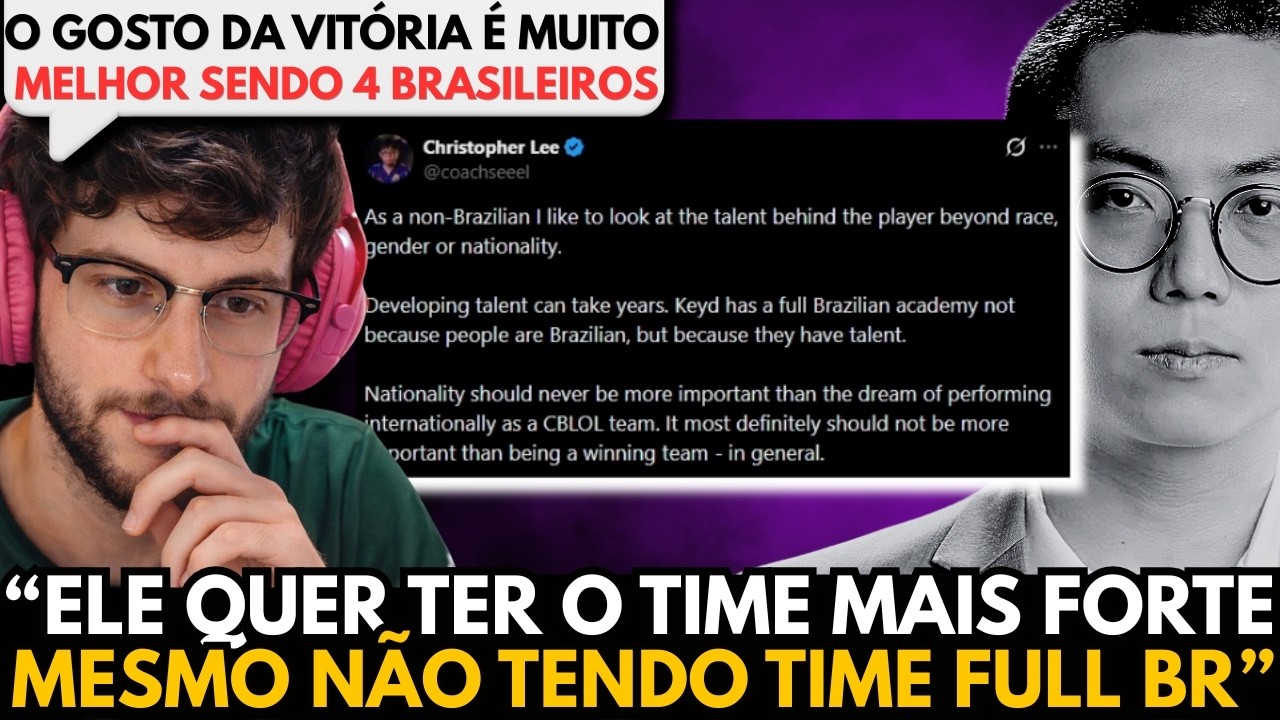 🚨 REPRESENTATIVIDADE É MAIS IMPORTANTE DO QUE RESULTADO INTERNACIONAL? GREV REAGE E OPINA