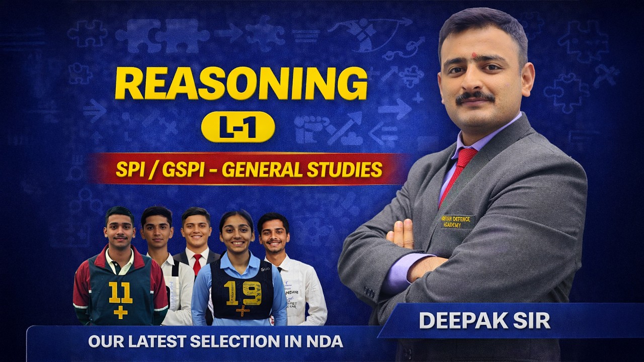 Reasoning L-1 for SPI GSPI 2026 | General Studies | Complete Basics
