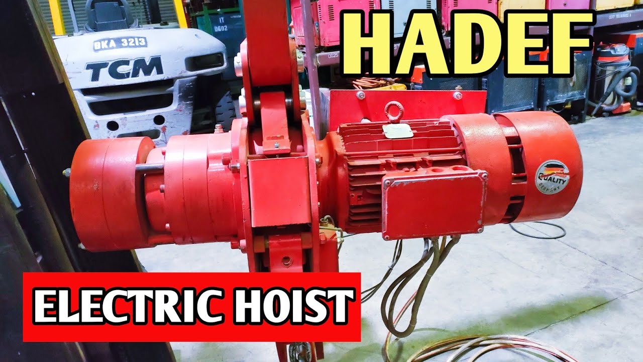 German Technology HADEF 25 Ton Electric Hoist // Electric winch
